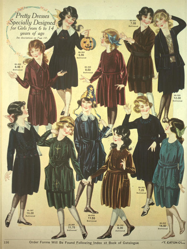 1920's vintage children's clothing
