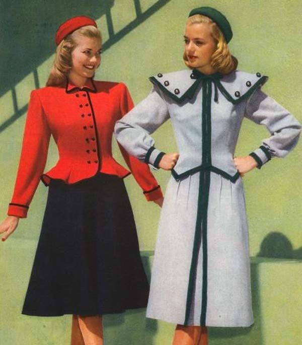 1940s women's clothing