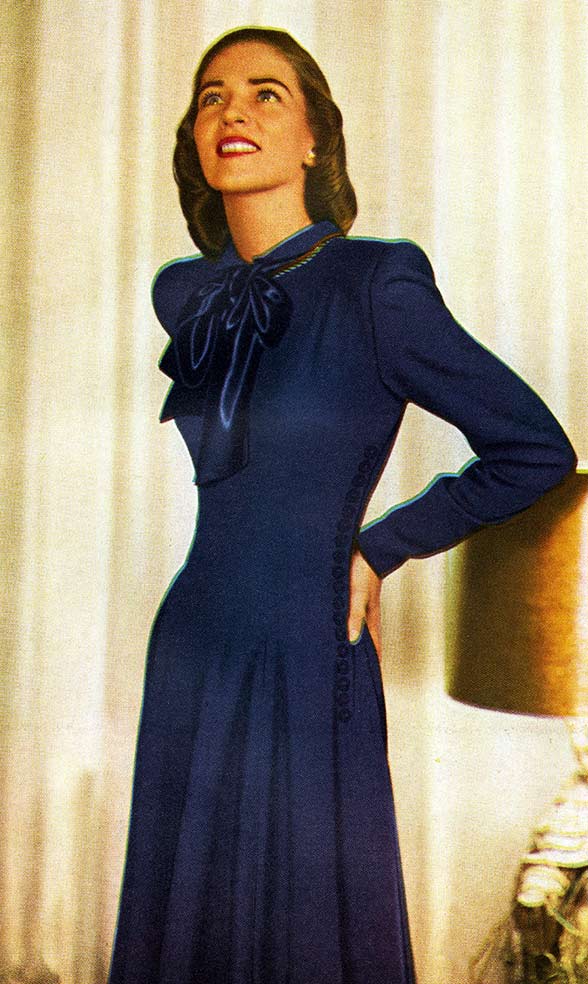 casual 1940s fashion