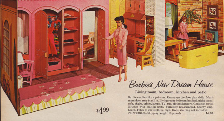 barbie dream house 1964