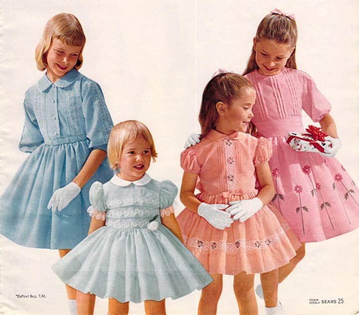 1962 Girls Dresses 