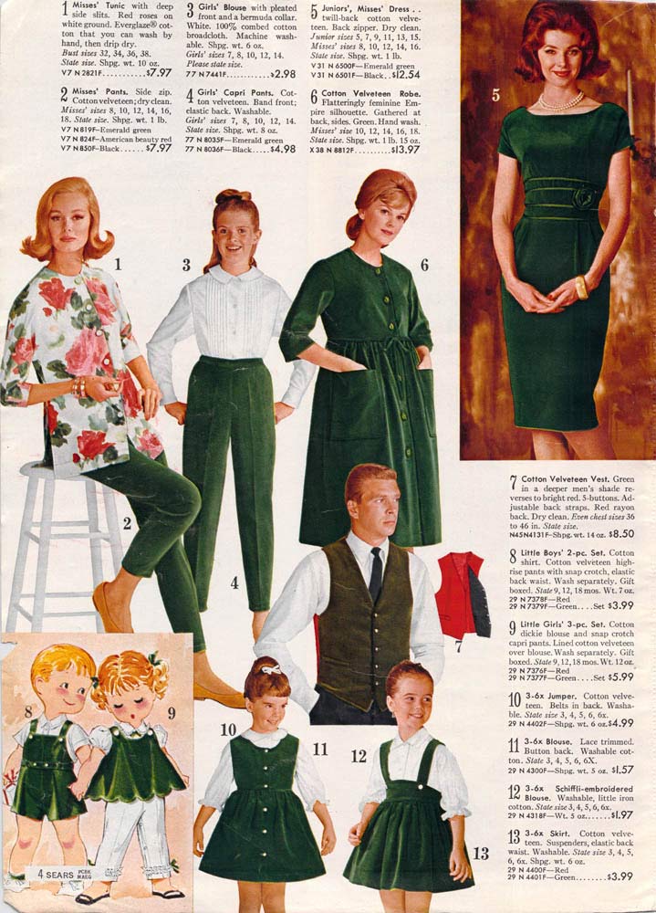 1960s fashion women pants
