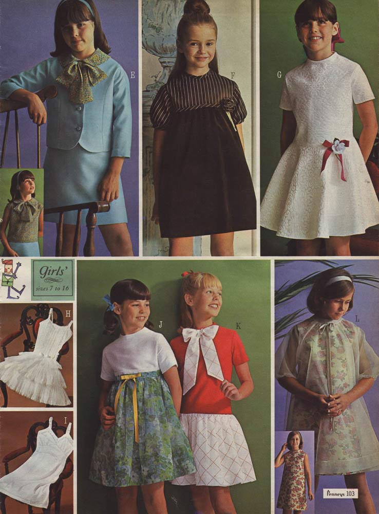 1960s fashion for girls