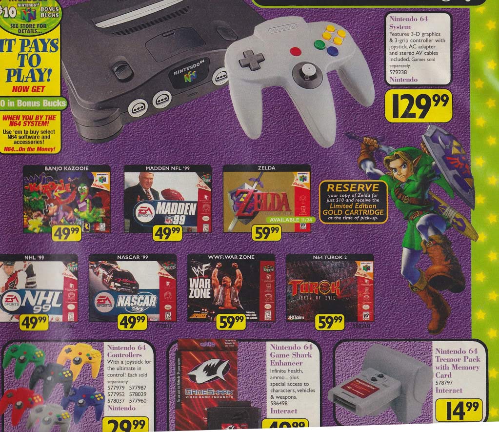 n64 original price