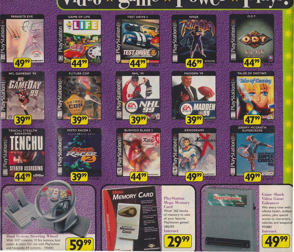 playstation games 90s