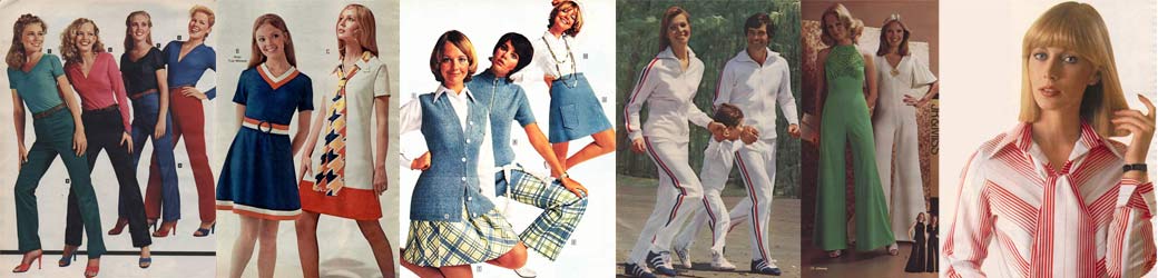 retro attire 1970's female